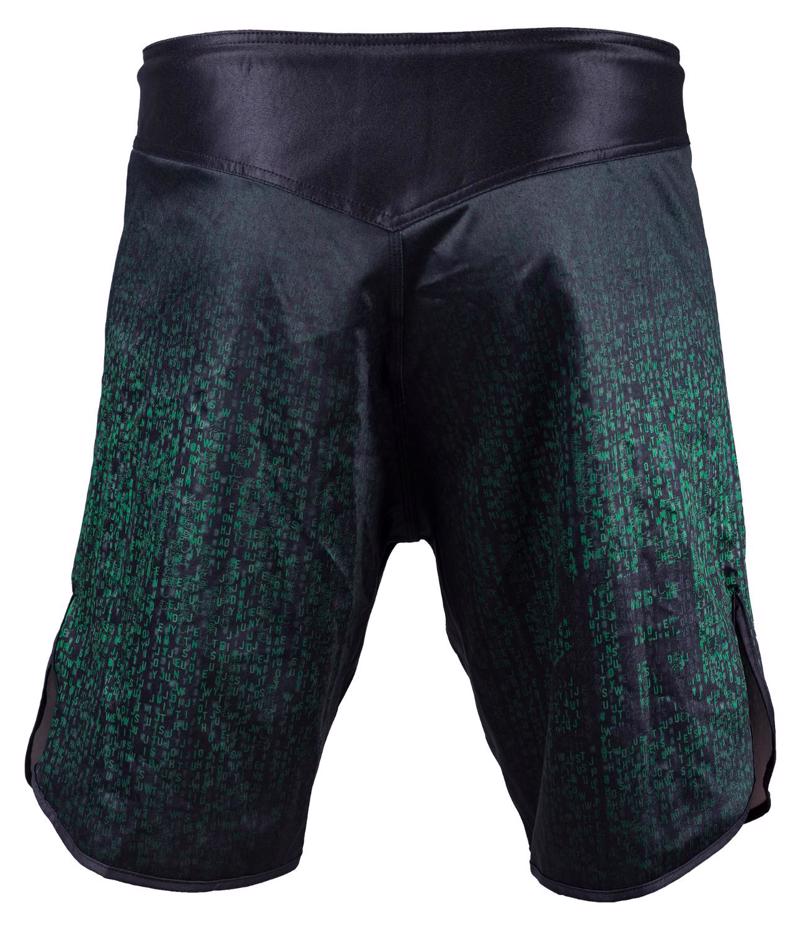 Okami code Fightshorts -black